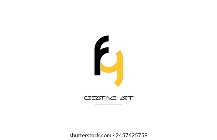 FY, YF, F, Y abstract letters logo monogram