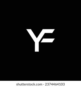 FY or YF ‍abstract letter design. Outstanding professional business awesome artistic branding company different colors illustration logo.