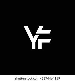 FY or YF ‍abstract letter design. Outstanding professional business awesome artistic branding company different colors illustration logo.
