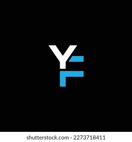 FY or YF ‍abstract outstanding professional business awesome artistic branding company different colors illustration logo