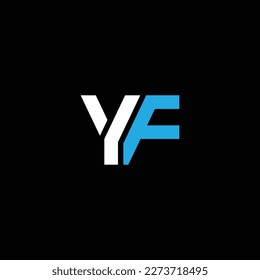FY or YF ‍abstract outstanding professional business awesome artistic branding company different colors illustration logo