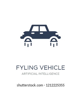 fyling Vehicle icon. Trendy flat vector fyling Vehicle icon on white background from Artificial Intelligence, Future Technology collection, vector illustration can be use for web and mobile, eps10