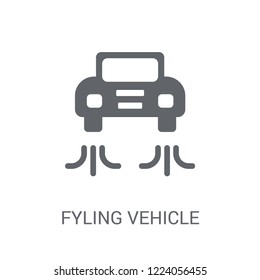 fyling Vehicle icon. Trendy fyling Vehicle logo concept on white background from Artificial Intelligence collection. Suitable for use on web apps, mobile apps and print media.