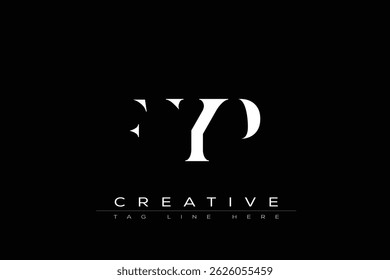 FYP abstract letter logo design. This logo is designed by three abstract letters.