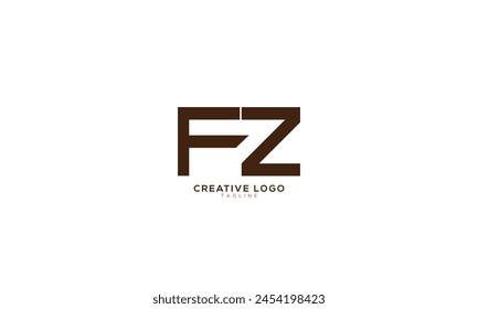 FZ Abstract initial monogram letter alphabet logo design