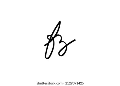 logo manuscrito de fz para identidad. fz caligrafía manuscrita inicial, para monograma y logotipo. 