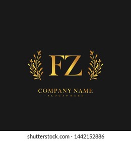 FZ Initial beauty floral logo template