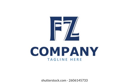 FZ initial logo design and letter logo design