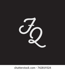 FZ Letter creative square background 