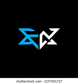 FZ letter logo creative design with vector graphic, FZ simple and modern logo.
