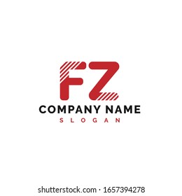 FZ Letter Logo Design. FZ letter logo Vector Illustration - Vector