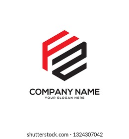 FZ letter name logo vector, It is good for your business company, corporate