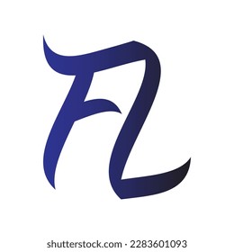 fz logo design,vector gradent background design.