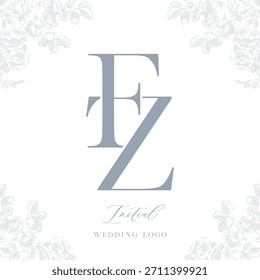 FZ-Monogramm-Logo - Serienanfängliche Buchstaben reinigen