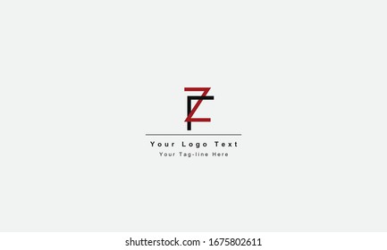 FZ or ZF letter logo. Unique attractive creative modern initial FZ ZF F Z initial based letter icon logo