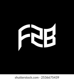 FZB logo design, FZB simple and modern logo. FZB luxurious alphabet design  
