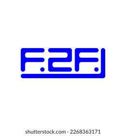FZF letter logo creative design with vector graphic, FZF simple and modern logo.