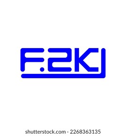 FZK letter logo creative design with vector graphic, FZK simple and modern logo.