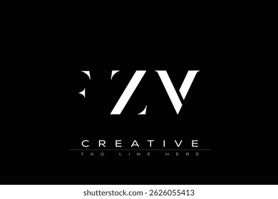 FZM abstract letter logo design. This logo is designed by three abstract letters.