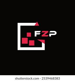 FZP creative minimalist letter logo. FZP unique vector initials alphabet letter logo design 
