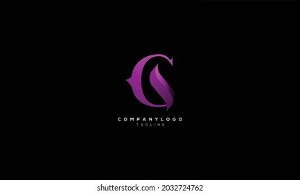G Abstract initial monogram letter alphabet logo design