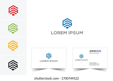 G I vectores abstractos de logotipo y diseño de tarjetas de visita