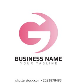  G abstrato moderno minimalista premium tipografia 3d carta colorido logotipo modelo de design