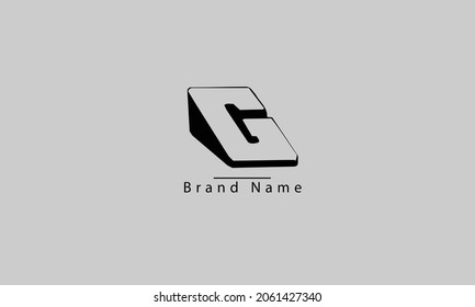 G abstract vector logo monogram template