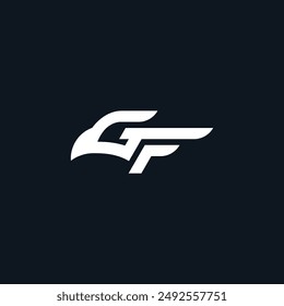 G und F Logo Design Konzept