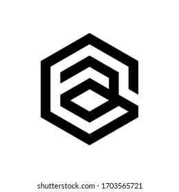 Einfache Abstrakte Gestaltung des Logo-Briefs der AG