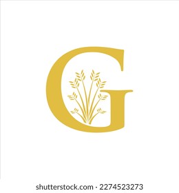  g agriculture template vector design