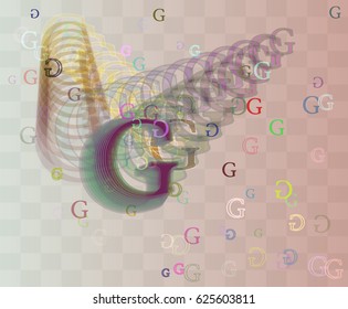 G Alphabet background art