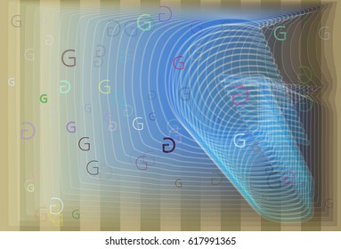 G Alphabet background icon