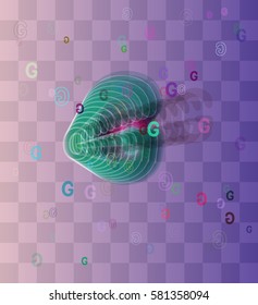 G Alphabet icon pattern