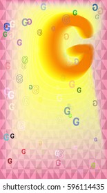 G Alphabet icon template