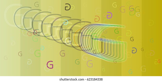G Alphabet pattern texture