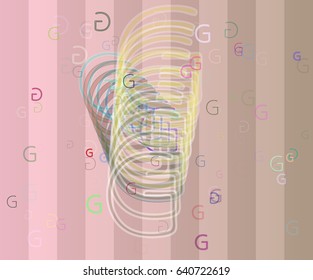 G Alphabet texture background