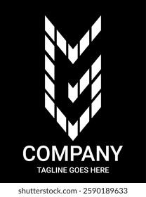 G alphabet uppercase arrow style. Suitable for t-shirt, gamer, basketball, sports, baseball, rugby, tennis, motorsport, sports car, bicycle, construction, etc. Logo shape with Building Arrow Style.