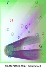 G Alphabet vector art