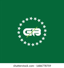 G B letter logo vector design