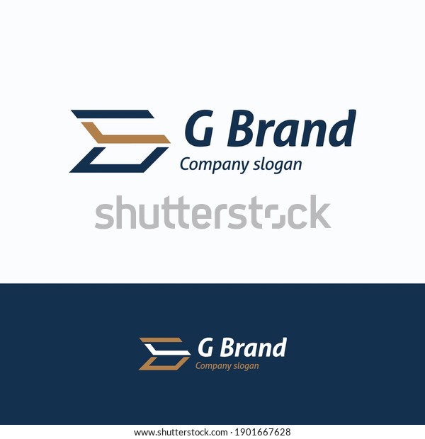 G Brand Logo G Brand Logo Stock Vector (Royalty Free) 1901667628