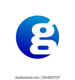 G brand name initial letters icon.