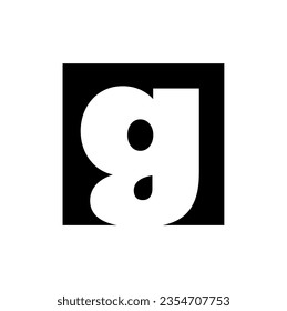 G brand name initial letters icon.