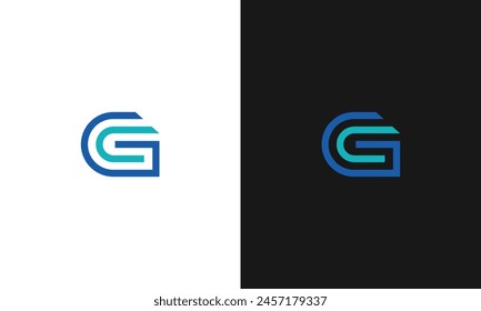 g c gc cg cc logo minimal concept
