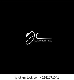 G, C, GC, GC Letter logo in hand written styles, GC Signature Style Design 