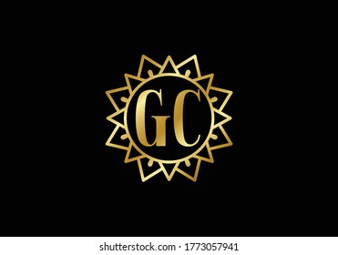 G C Initial Letter Logo design, Graphic Alphabet Symbol for Corporate Business Identity