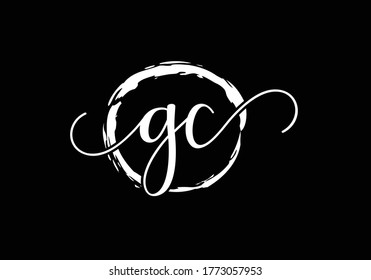 G C Initial Letter Logo design, Graphic Alphabet Symbol for Corporate Business Identity