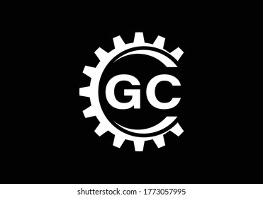 G C Initial Letter Logo design, Graphic Alphabet Symbol for Corporate Business Identity