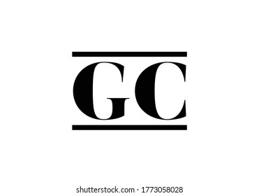 G C Initial Letter Logo design, Graphic Alphabet Symbol for Corporate Business Identity