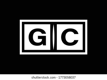 G C Initial Letter Logo design, Graphic Alphabet Symbol for Corporate Business Identity